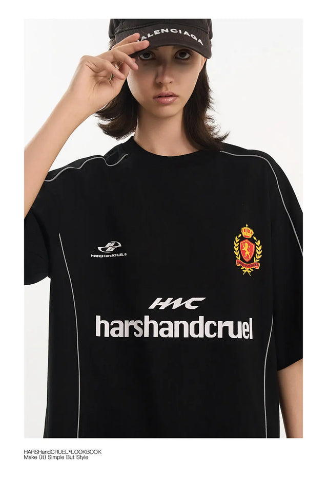 H&C Black #7 Football Jersey Harsh & Cruel