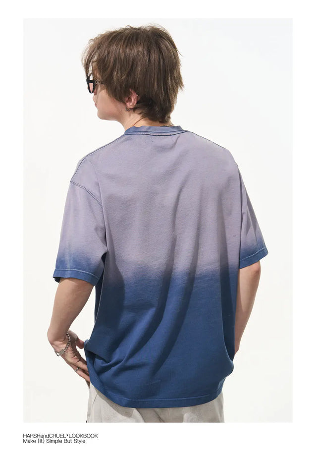 H&C Blue Gradient T-shirt Harsh & Cruel