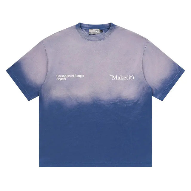 H&C Blue Gradient T-shirt Harsh & Cruel