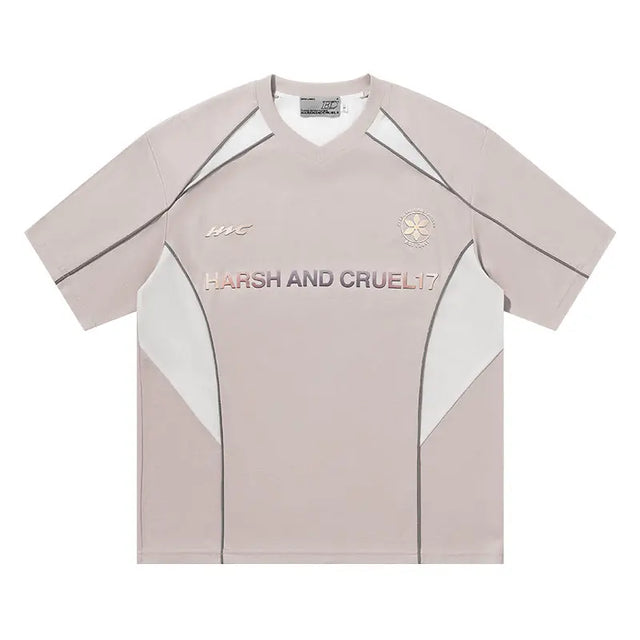 H&C Cream Logo Football Jersey Harsh & Cruel