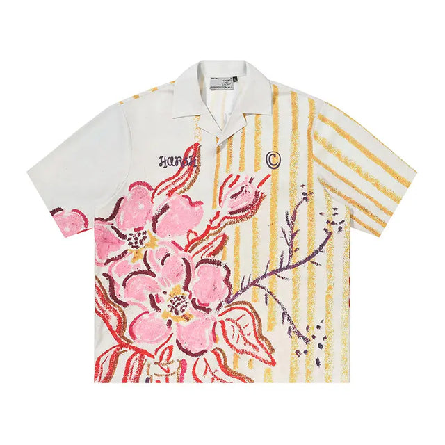 H&C Pink Flower Shirt Harsh & Cruel