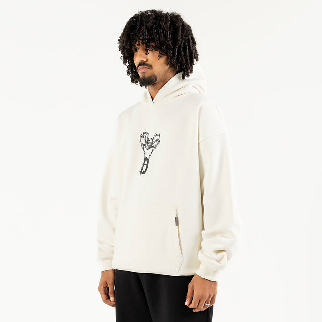 Cream Spider Hoodie