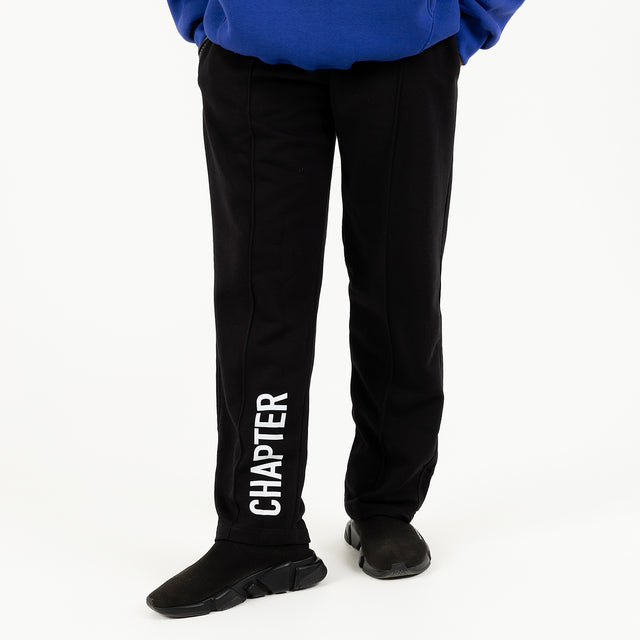 Chapter Black Wide Sweatpants