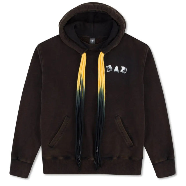 MULTI CORD-BAD HOODIE - WASHED BLACK badcompany12