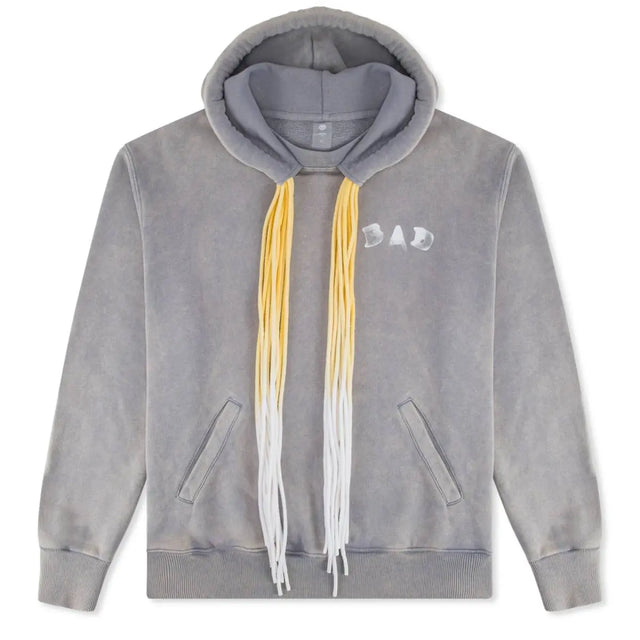 MULTI CORD-BAD HOODIE - WASHED GREY badcompany12