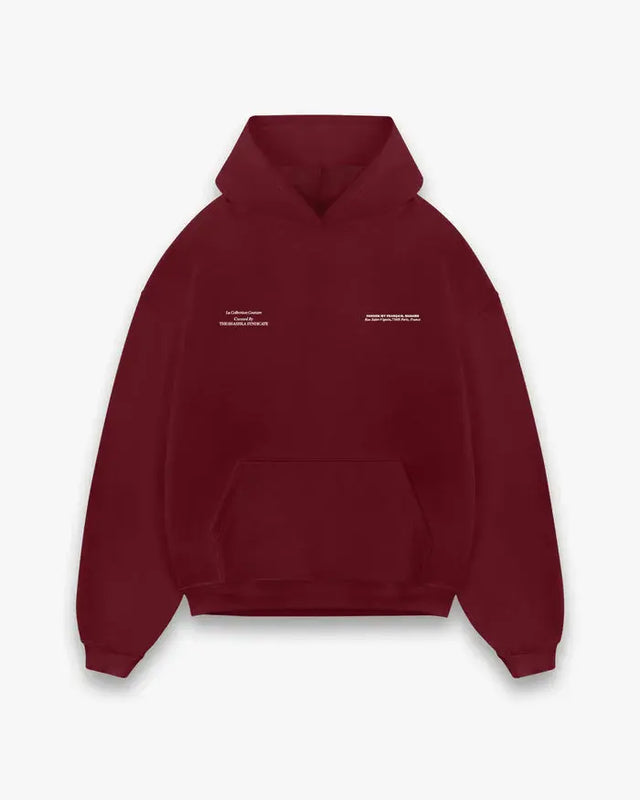 Maroon Pardon My French Hoodie Shashka