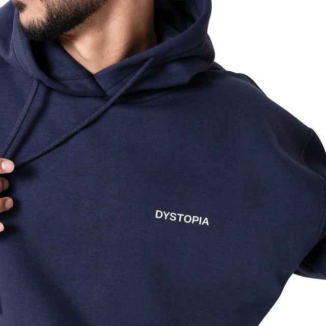 Navy "Code +33" Hoodie Dystopia