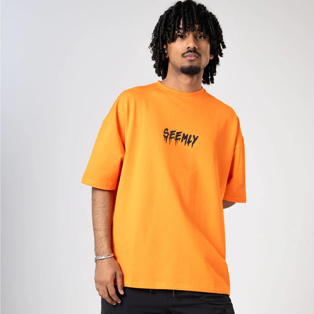 Orange Outlaw T-Shirt Seemly