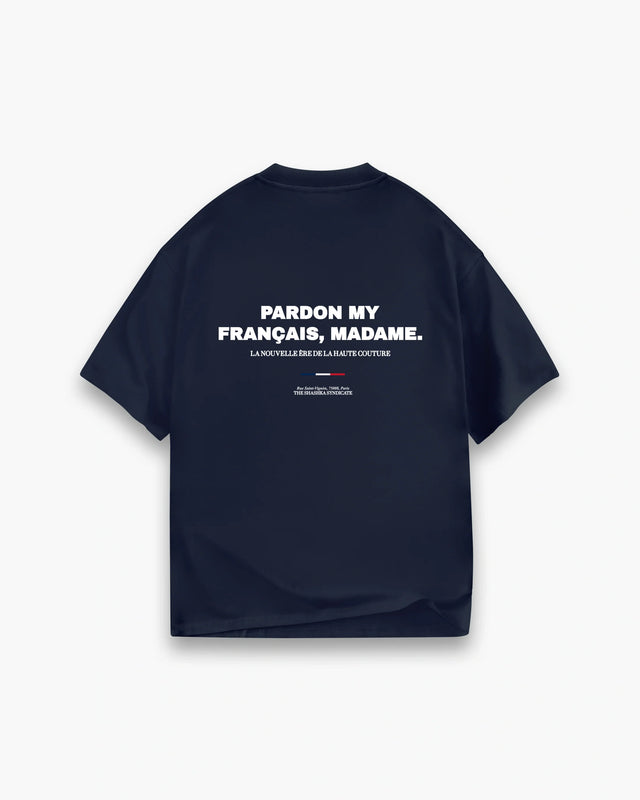 Shashka Navy Pardon My French T-shirt