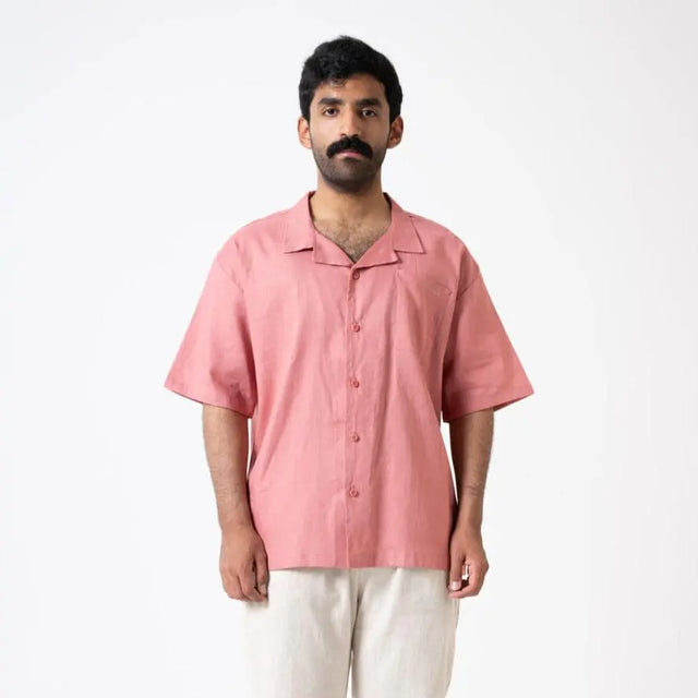 Pink Linen Shirt Palette Linen