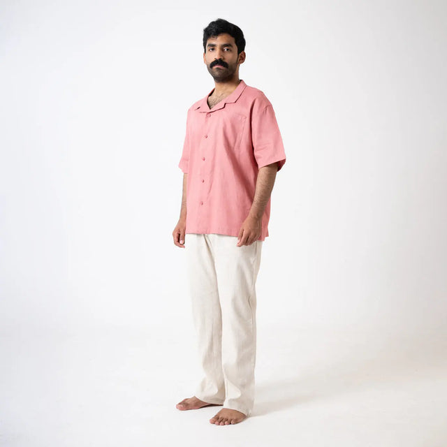 Pink Linen Shirt Palette Linen