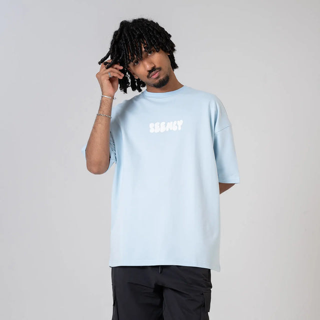 Powder Blue Rich Kids T-Shirt Seemly