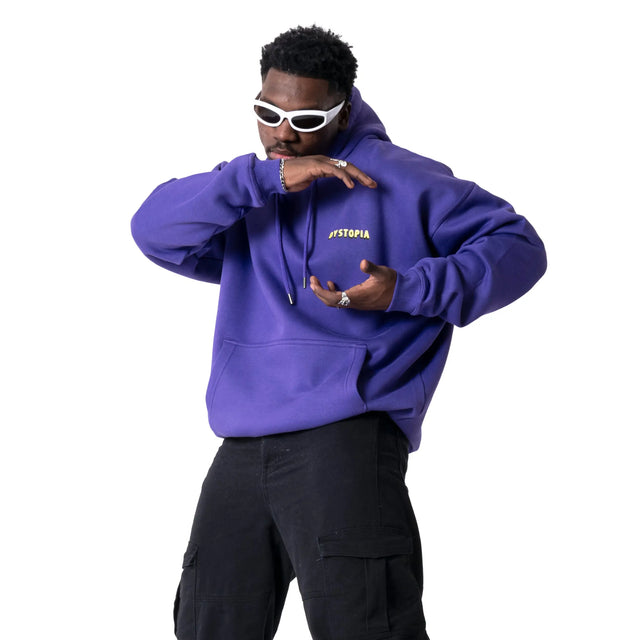 Purple Just Wanna Rock Hoodie Dystopia