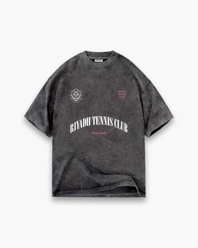 تيشيرت نادي الرياض للتنس رمادي