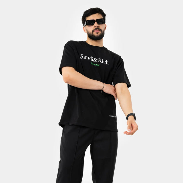 Saudi & Rich National Day T-shirt In Clothing