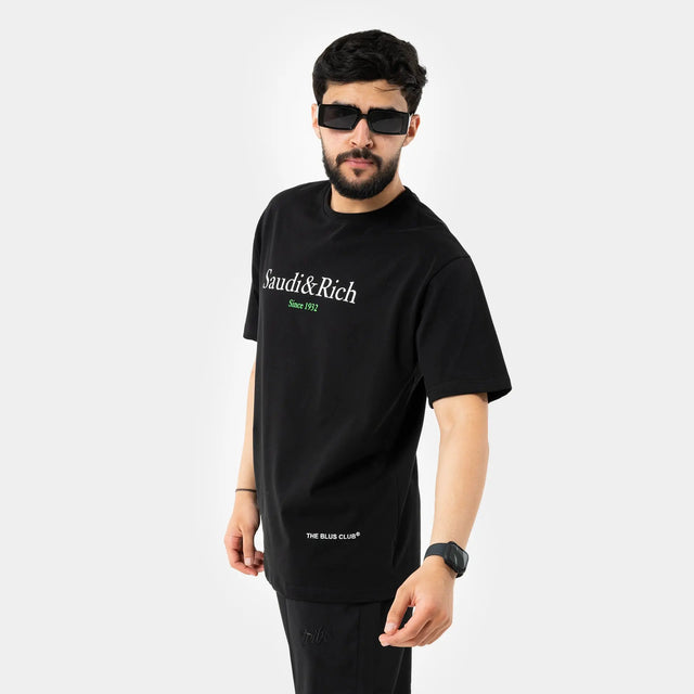 Saudi & Rich National Day T-shirt In Clothing