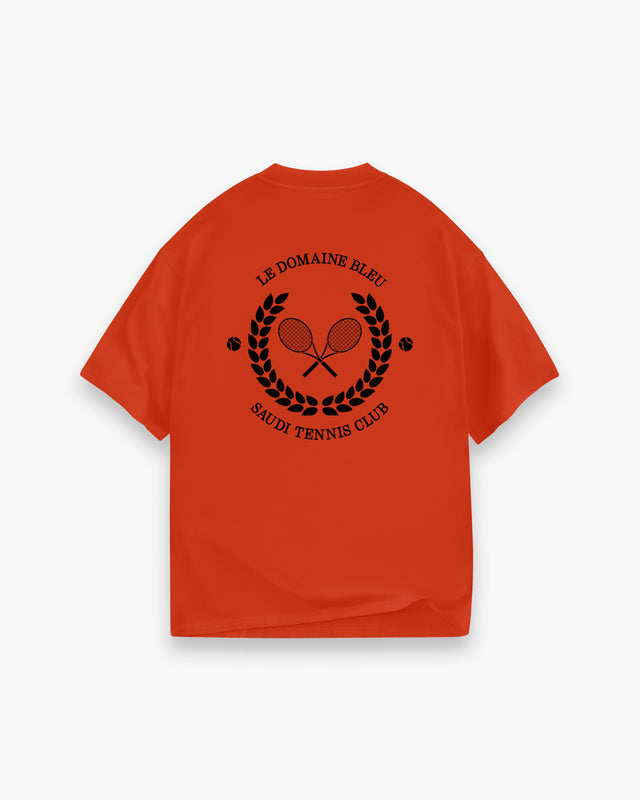 تيشيرت نادي التنس السعودي برتقالي