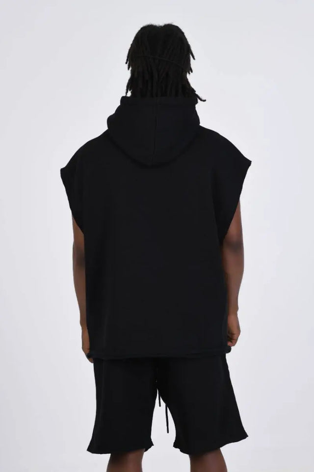 ULTRA BAD Sleeveless Hoodie Black Bad Company