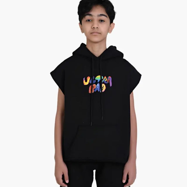 ULTRA BAD Sleeveless Hoodie Black KIDS Bad Company