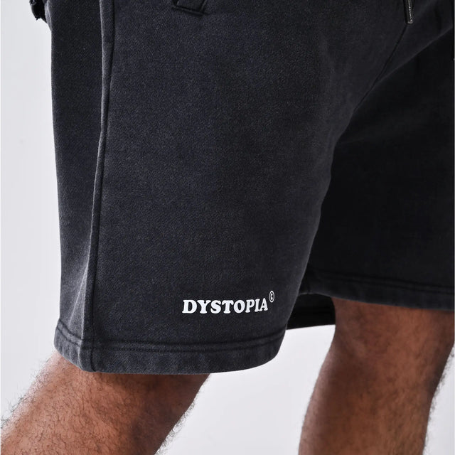 Washed Dystopia Shorts Dystopia