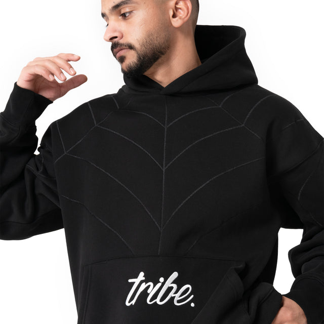 Black Web Hoodie