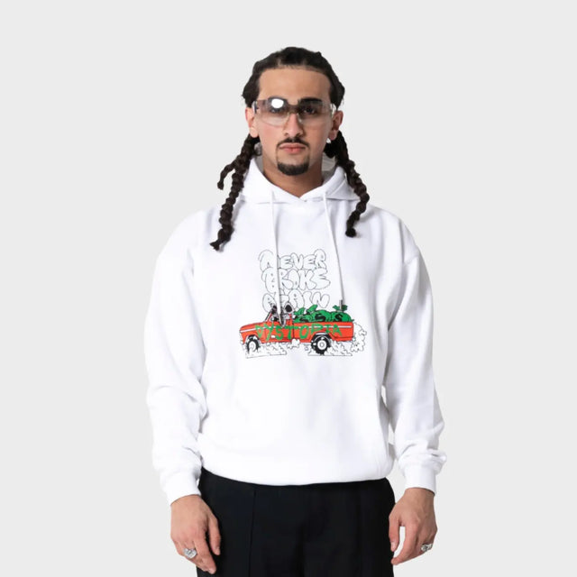 White Pick Up Rat Hoodie Dystopia