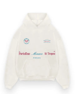 White Tennis Essential Hoodie Shashka