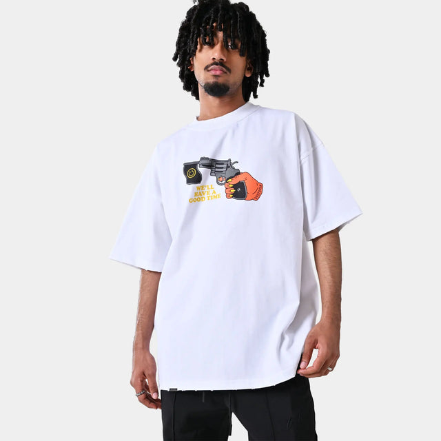 White "Good Time" T-shirt Dystopia