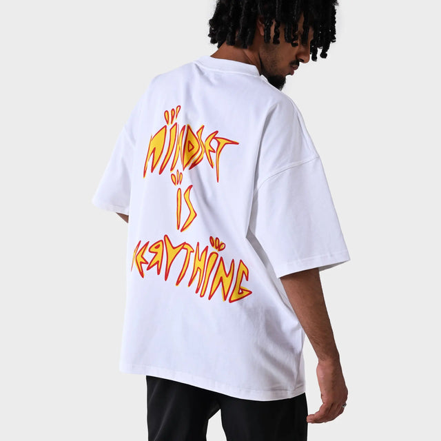 White "Mindset Is Everything" T-shirt Dystopia