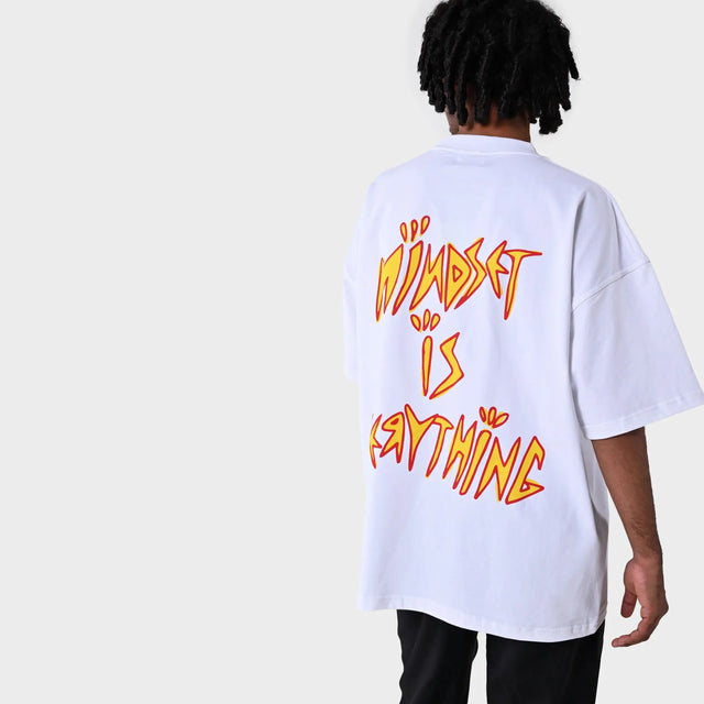 White "Mindset Is Everything" T-shirt Dystopia