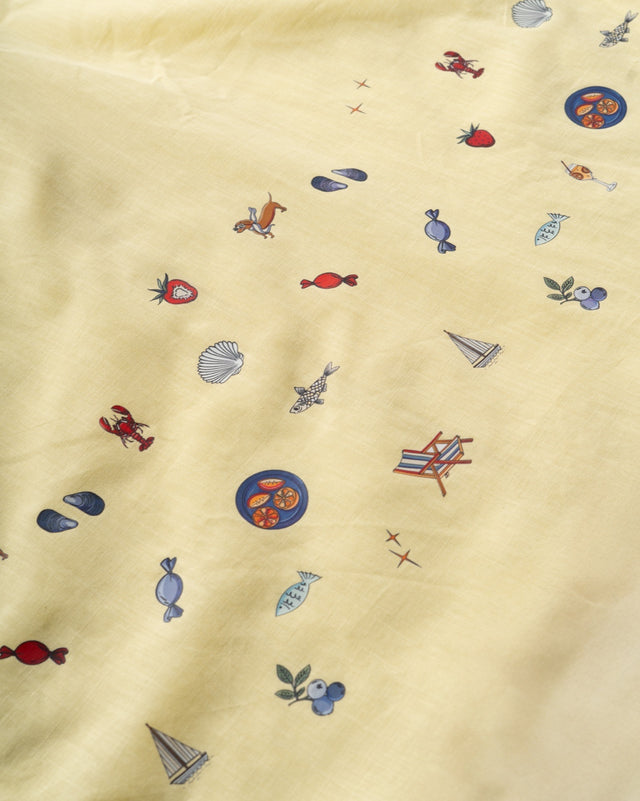 قميص ألتيورا الأصفر بأكمام طويلة